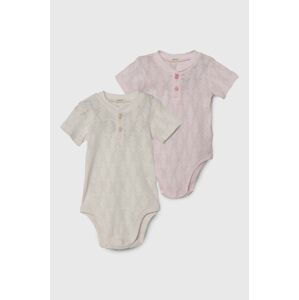 Bavlněné kojenecké body United Colors of Benetton 2-pack