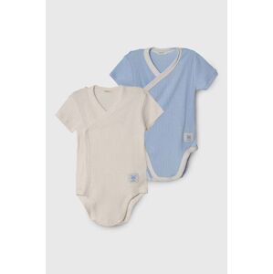 Bavlněné kojenecké body United Colors of Benetton 2-pack