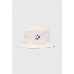 Bavlněná čepice Hugo Blue bílá barva, 50522301
