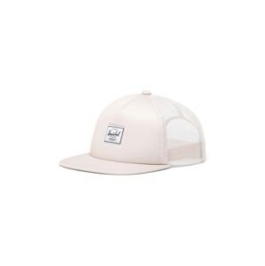 Kšiltovka Herschel Whaler Mesh Cap béžová barva, hladká