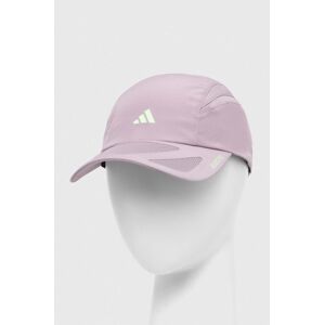 Kšiltovka adidas Performance fialová barva, s potiskem, IR7830