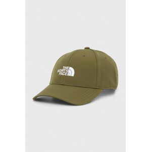 Kšiltovka The North Face Recycled 66 Classic Hat zelená barva, s aplikací, NF0A4VSVPIB1