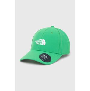 Kšiltovka The North Face Recycled 66 Classic Hat zelená barva, s aplikací, NF0A4VSVPO81