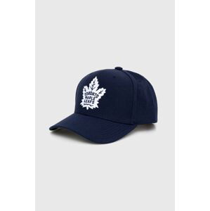 Kšiltovka Mitchell&Ness NHL TORONTO MAPLE LEAFS tmavomodrá barva, s aplikací