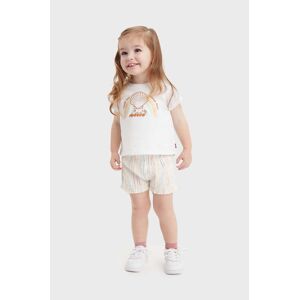 Kojenecká sada Levi's LVG SHELL TEE & SHORT SET žlutá barva