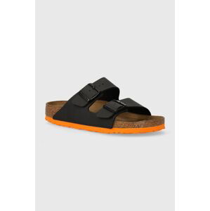 Dětské pantofle Birkenstock Arizona Kids BF Desert černá barva