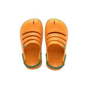 Dětské pantofle Havaianas KIDS CLOG BRASILP oranžová barva