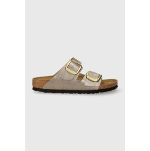 Pantofle Birkenstock Arizona Big Buckle dámské, zlatá barva, 1020882