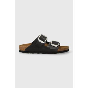 Pantofle Birkenstock Arizona Big Buckle dámské, černá barva, 1027413