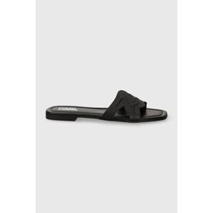 Pantofle Karl Lagerfeld BRIO dámské, černá barva, KL85408