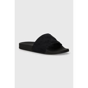 Pantofle Karl Lagerfeld KONDO dámské, černá barva, KL80949