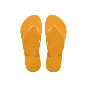 Žabky Havaianas SLIM dámské, oranžová barva, na plochém podpatku, 4000030.1740