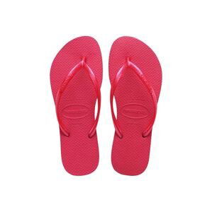 Žabky Havaianas SLIM dámské, růžová barva, na plochém podpatku, 4000030.5241