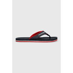 Žabky Tommy Hilfiger COMFORT BEACH SANDAL pánské, tmavomodrá barva, FM0FM05029