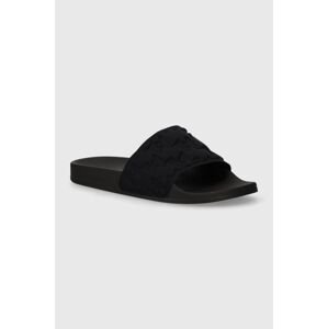 Pantofle Karl Lagerfeld KONDO pánské, černá barva, KL70014