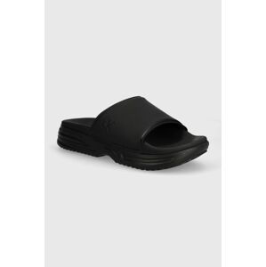 Pantofle Calvin Klein Jeans CHUNKY COMF SLIDE MINIMAL RAW pánské, černá barva, YM0YM00956