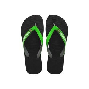 Žabky Havaianas BRASIL MIX pánské, zelená barva, 4123206.8075