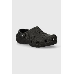 Pantofle Crocs Classic Geometric Clog černá barva, 209563