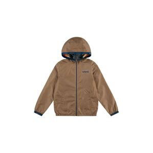 Dětská bunda Levi's LVB REVERSIBLE BOY'S WIND JKT hnědá barva