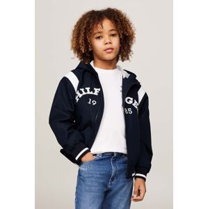 Dětská bomber bunda Tommy Hilfiger černá barva