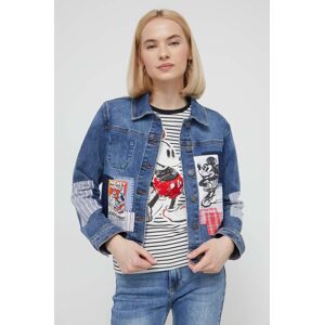 Džínová bunda Desigual x Disney dámská, přechodná