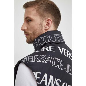 Oboustranná vesta Versace Jeans Couture černá barva, 76GAU421 CQD45