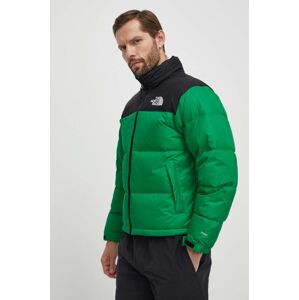 Péřová bunda The North Face 1996 RETRO NUPTSE JACKET pánská, zelená barva, zimní, NF0A3C8DPO81