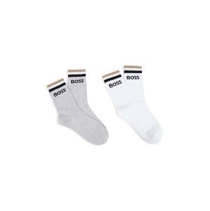 Dětské ponožky BOSS 2-pack bílá barva