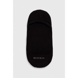 Ponožky BOSS 2-pack dámské, černá barva, 50510770