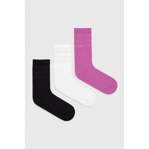 Ponožky adidas Originals 3-pack dámské, černá barva, IT7396