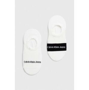 Ponožky Calvin Klein Jeans 2-pack dámské, černá barva