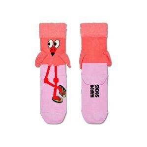 Dětské ponožky Happy Socks Kids Flamingo Sock růžová barva