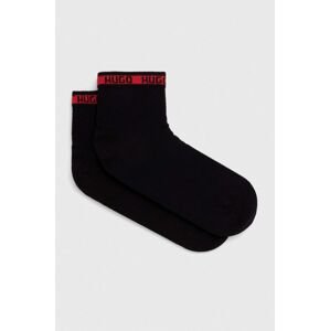 Ponožky HUGO 2-pack pánské, černá barva, 50516390