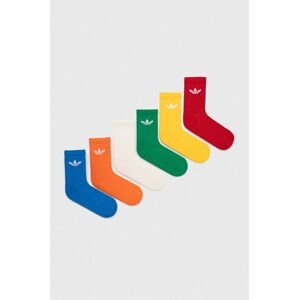 Ponožky adidas Originals 6-pack bílá barva, IT7571