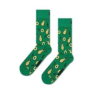 Ponožky Happy Socks Pineapple Sock zelená barva