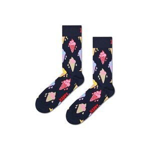 Ponožky Happy Socks Ice Cream Sock tmavomodrá barva