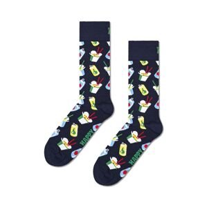 Ponožky Happy Socks Take Away Sock tmavomodrá barva