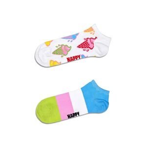 Ponožky Happy Socks Ice Cream & Stripe Low 2-pack