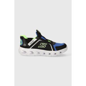 Dětské sneakers boty Skechers HYPNO-FLASH 2.0 BRISK-BRIGHTS černá barva