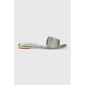 Pantofle Aldo GHALIA dámské, stříbrná barva, 13578904