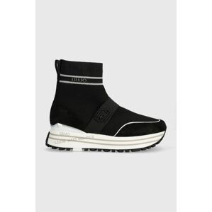 Sneakers boty Liu Jo MAXI WONDER 75 černá barva, BA4061TX14522222