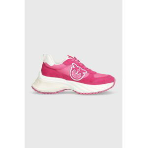 Sneakers boty Pinko SS0029 P029 N17 růžová barva, Ariel 04
