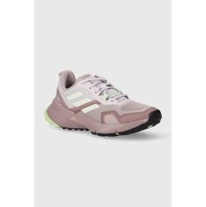 Boty adidas TERREX Soulstride dámské, fialová barva, ID7762