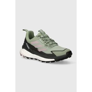 Boty adidas TERREX Free Hiker 2 Low GTX dámské, zelená barva, IE5100