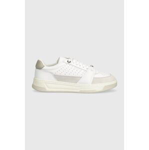 Kožené sneakers boty BOSS Baltimore bílá barva, 50517252