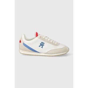 Sneakers boty Tommy Hilfiger TH HERITAGE RUNNER bílá barva, FW0FW07892