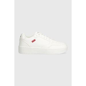 Sneakers boty Levi's PAIGE bílá barva, 235651.50