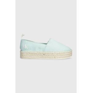 Espadrilky Calvin Klein Jeans PLATFORM ESPADRILLE ML BTW na platformě, YW0YW01378