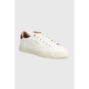 Sneakers boty Pepe Jeans PLS31561 bílá barva, KENTON STREET W