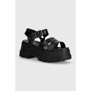 Sandály Buffalo Aspha Ts Sandal dámské, černá barva, na platformě, 1602188.BLK